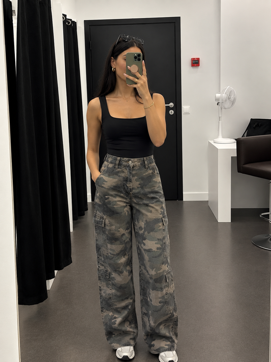 Virale Camouflage Broek - Khaki